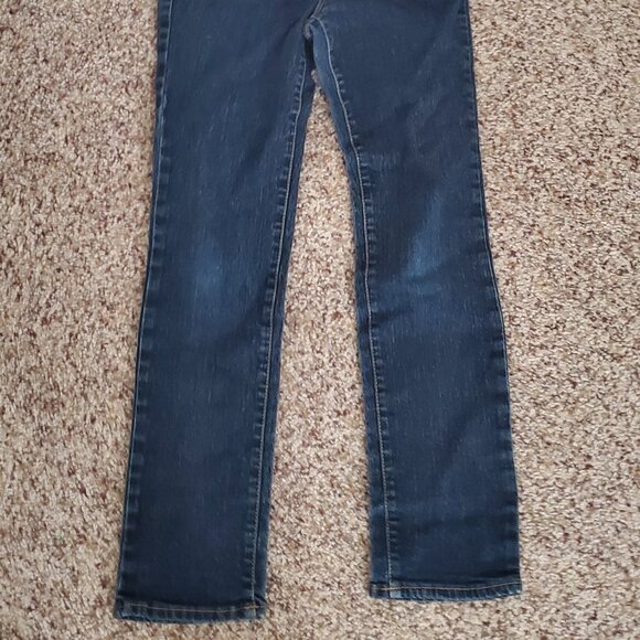 Girls Arizona Straight Blue Jeans with adjustable bands, Size 10 - Picture 2 of 5
